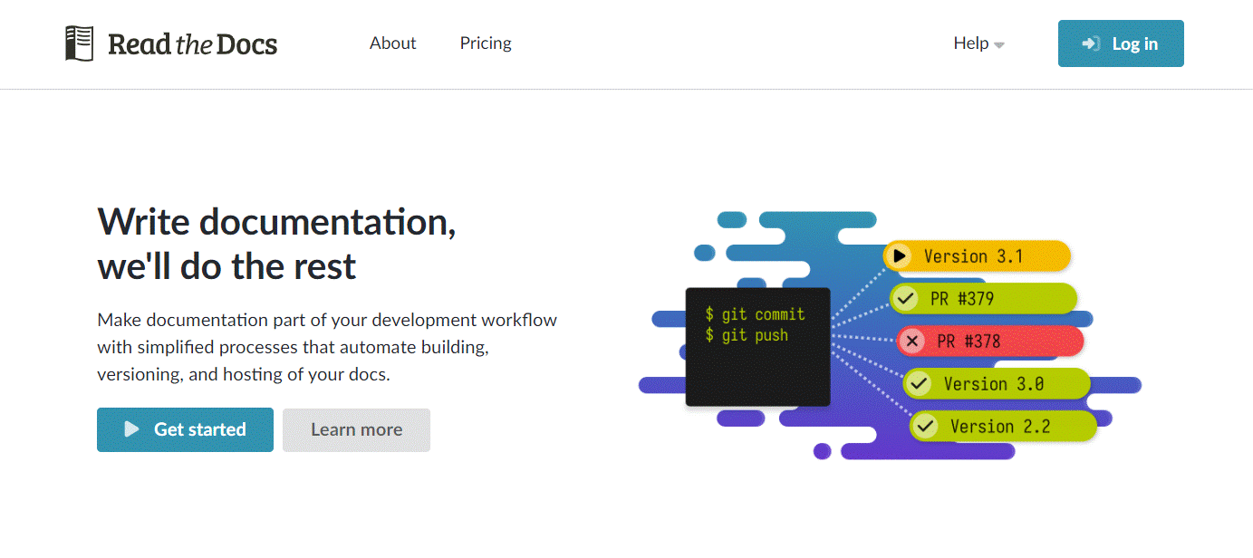 Read The Docs - IT documentation software