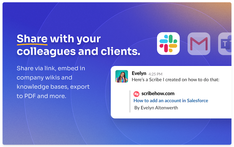 Scribe share automated process documentation