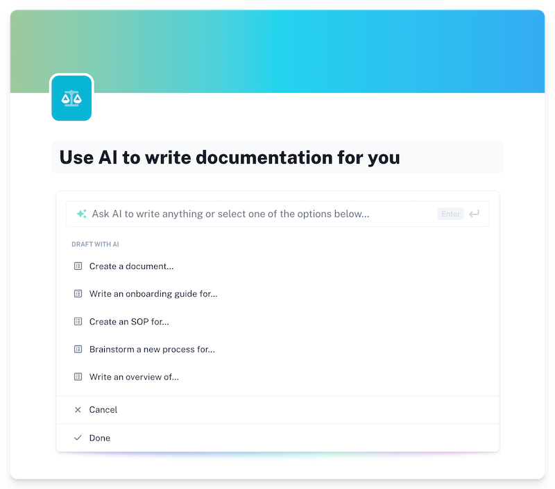 Ask Scribe