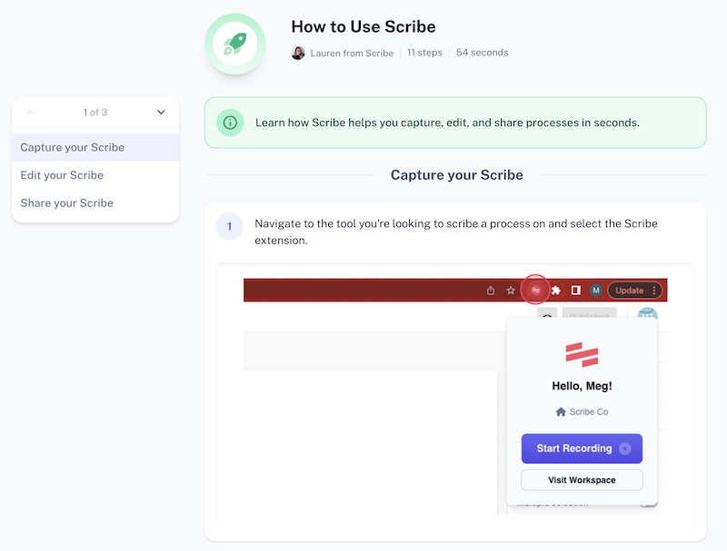 How to create a knowledge base with Scribe