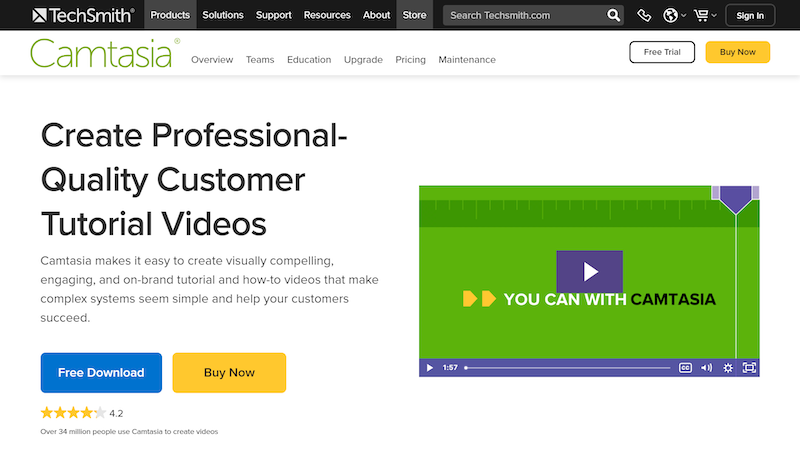 Camtasia - tools for instructional design