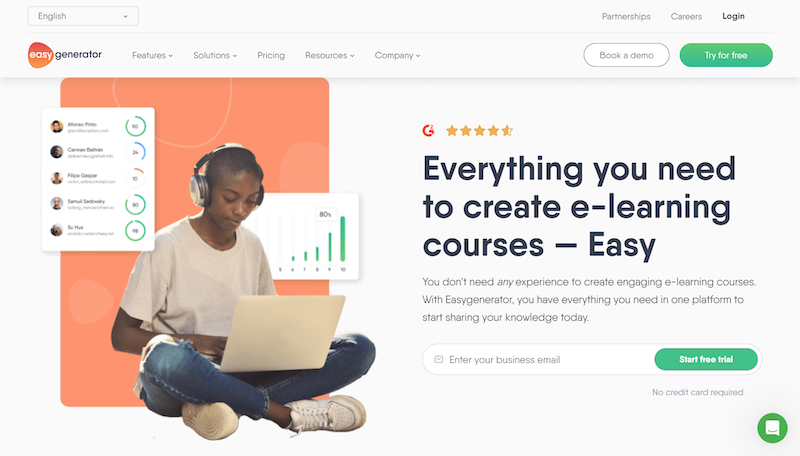 Easygenerator - tools for instructional design