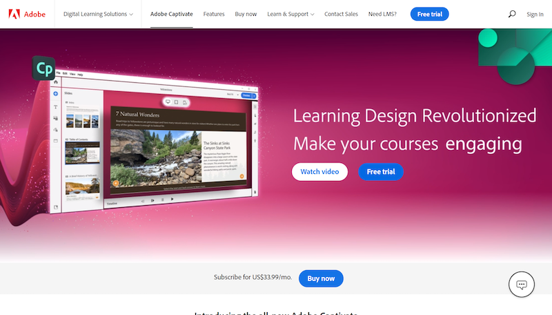 Adobe Captivate - tools for instructional design