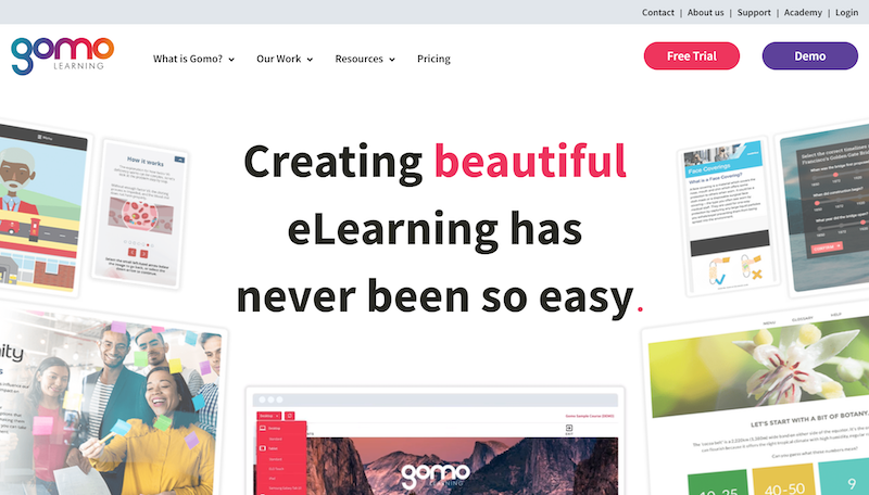 Gomo - tools for instructional design