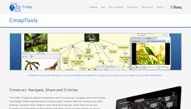 CmapTools - tools for instructional design