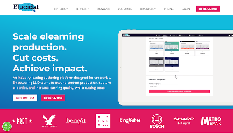 Elucidat - tools for instructional design