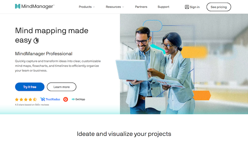 MindManager - tools for instructional design