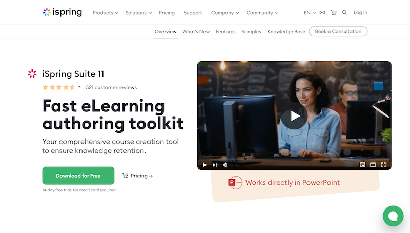 iSpring Suite - tools for instructional design