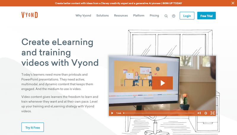 Vyond - tools for instructional design