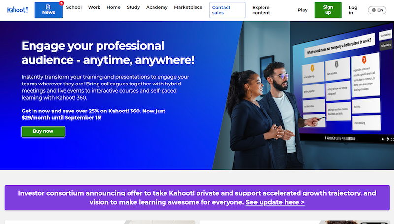 Kahoot! - tools for instructional design