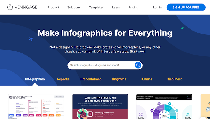 Venngage - tools for instructional design