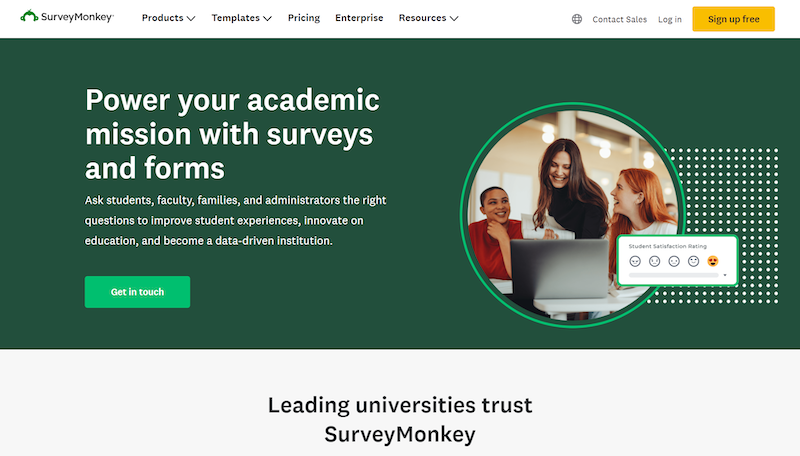 SurveyMonkey - tools for instructional design