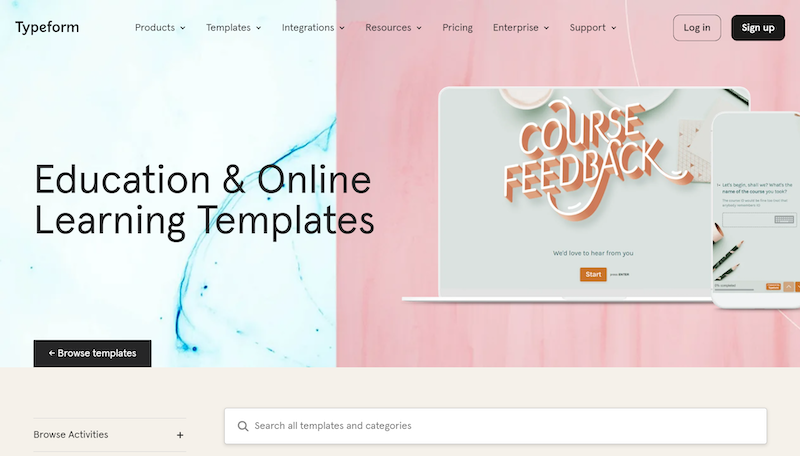 Typeform - tools for instructional design