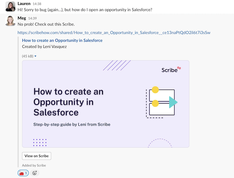 Answer questions quickly with a how-to guide